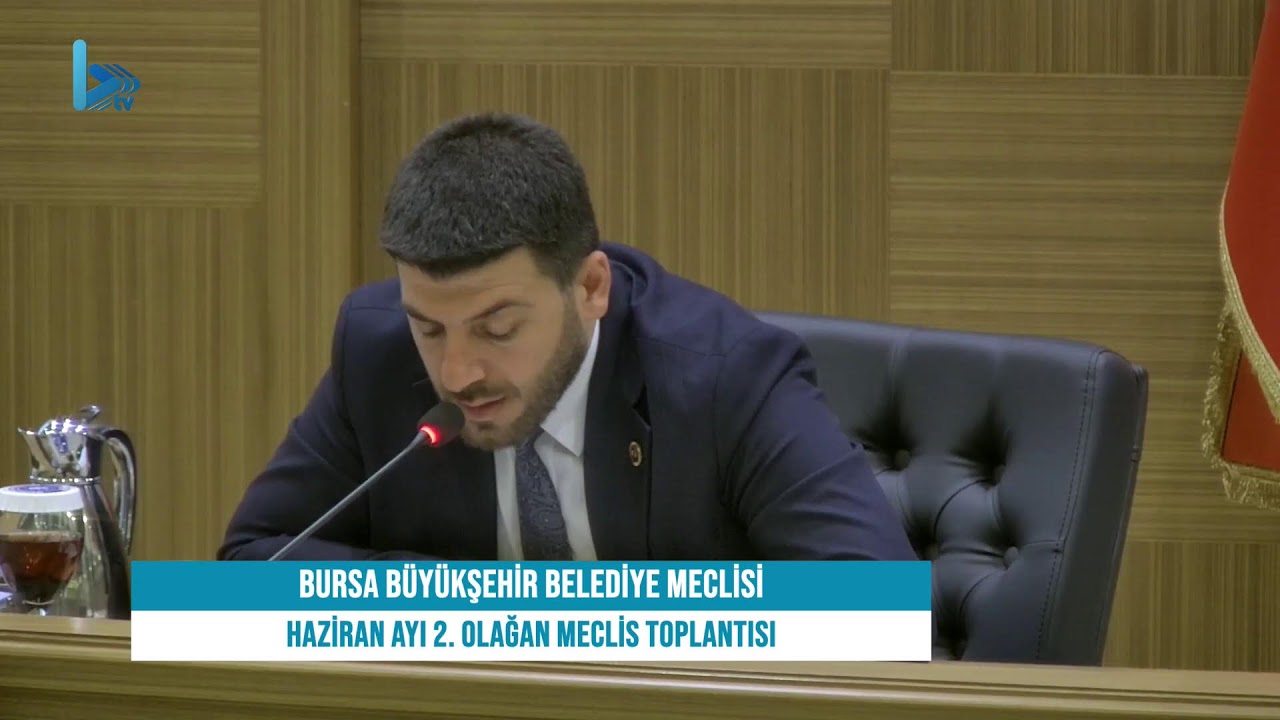 🎥 CANLI | Bursa Büyükşehir Belediyesi Haziran Ayı 2. Olağan Meclis Toplantısı