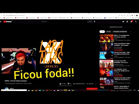 GABE REAGINDO A NOVA MUSICA DOS LARANJAS "CRIA DE FAVELA"!!