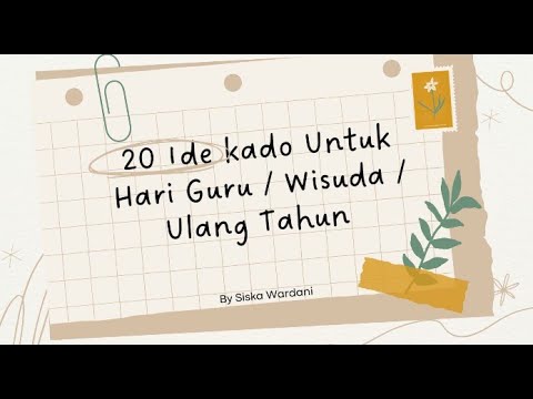 Rekomendasi Kado Untuk Guru | Rekomendasi Kado Untuk Bapak Guru Dan  Ibu Guru | Ide kado Untuk Guru