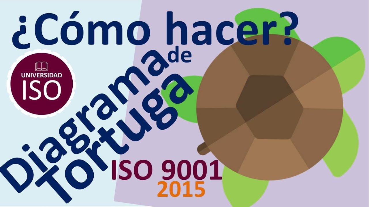 🐢 DIAGRAMA DE TORTUGA 🐢 TURTLE DIAGRAM Como hacer un ISO 9001 ejemplo de calidad proceso producción