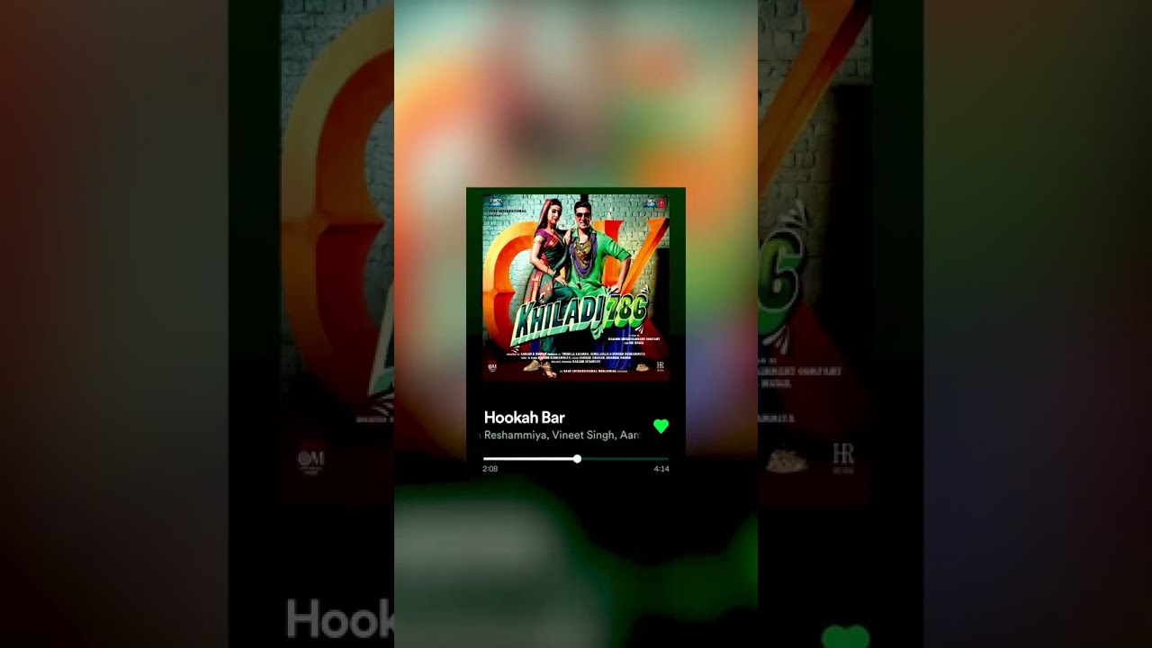 Hookah Bar Song ❤️❤️#spotify