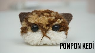 ponpon ile kedi nasıl yapılır / örgüleri renklendirecek pon pon yapımı / Figen Ararat