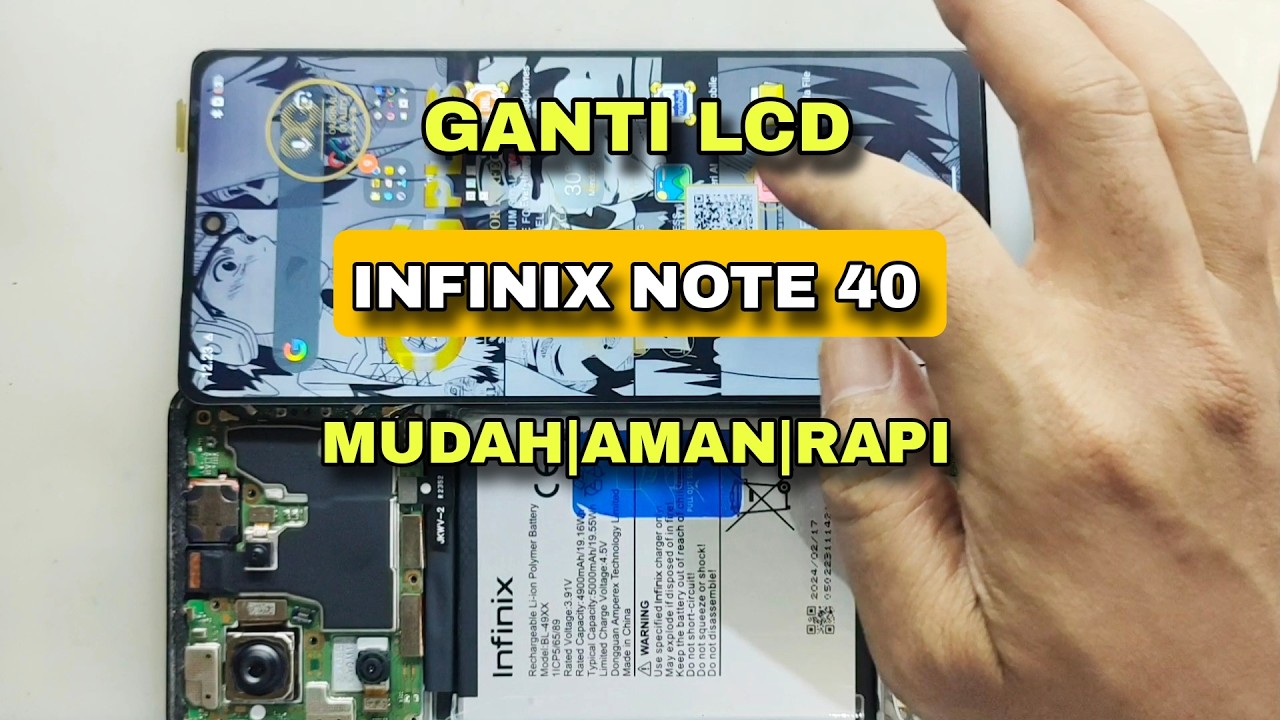 How to Replace the Infinix Note 40 LCD Safely and Neatly || Infinix Note 40 Display Replacement
