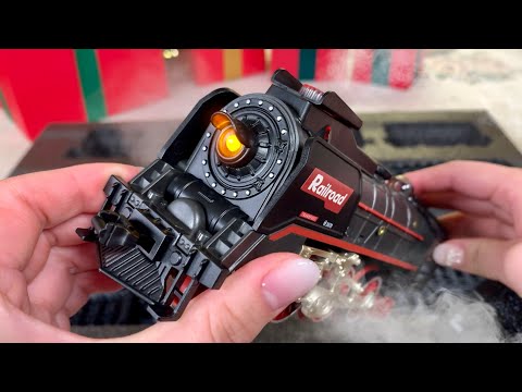 [🐰toy asmr🐰] Classic Christmas Train Set ASMR Satisfying with Unboxing No Talking | Review Toys