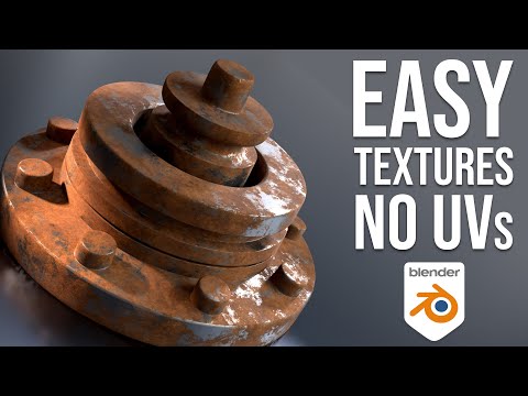 The Easiest Way to Texture in Blender (Adaptive, No UV Unwrapping)