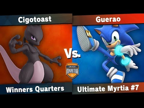 [Ultimate Myrtia #7] Cigotoast (Mewtwo) Vs.Guerao (Sonic) Winners Quarters