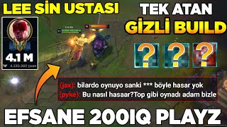 BÖYLE PLEYZ VE HASAR YOK! LEE SIN USTASI TEK ATAN GİZLİ BUİLD KASARSA 