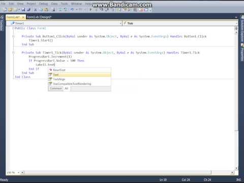 Visual Basic Tutorials 2 Progress Bar Practice If Statements