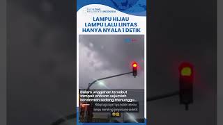 Lampu Hijau Lalu Lintas Hanya Nyala Satu Detik di Traffic Light Jalanan Kota Jember, Pengemudi Bingu