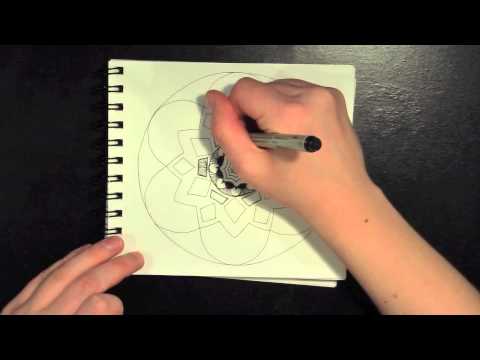 Web of Palms Mandala by MyartMyWorldMyVision