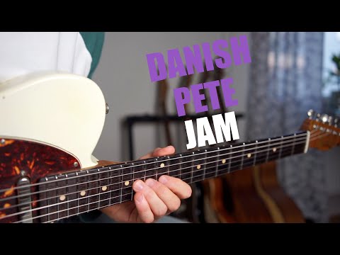 Jamming on a Danish Pete backing track