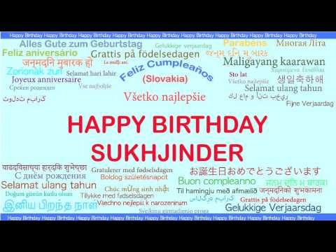 Sukhjinder   Languages Idiomas - Happy Birthday