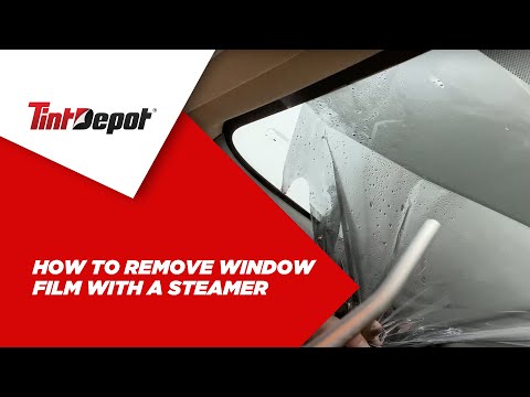 How to Remove Window Film with a Steamer
