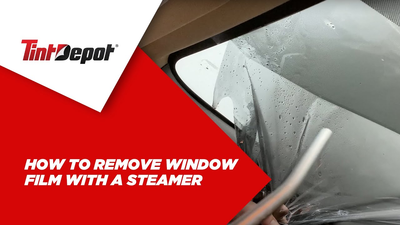 How to Remove Window Film with a Steamer