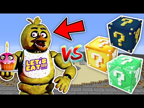 KORKUNÇ TAVUK CHICA VS ŞANS BLOKLARI - Minecraft