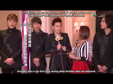 [ENGSUB] 140408 JJCC @ Jackie's Birthday Charity Concert Interview