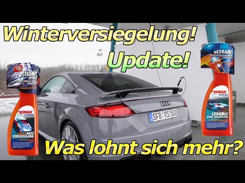 Winterversiegelung schnell und einfach! Nass- oder Sprühversiegelung? UPDATE 1 Woche
