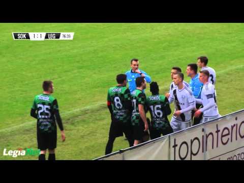 Skrót meczu Sokół Aleksandrów Ł.-Legia II Warszawa. 09.04.2016