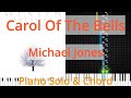 🎹Solo & Chord, Carol Of The Bells, Michael Jones, Synthesia Piano