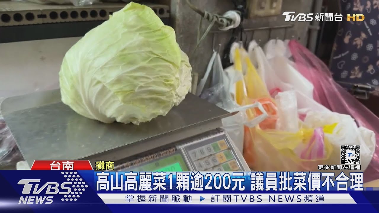 吃不起高麗菜！高山一顆逾200元　議員批盤商哄抬