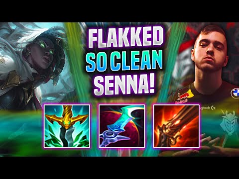 FLAKKED IS SO CLEAN WITH SENNA! - G2 Flakked Plays Senna Bot vs Karma! | Season 2022