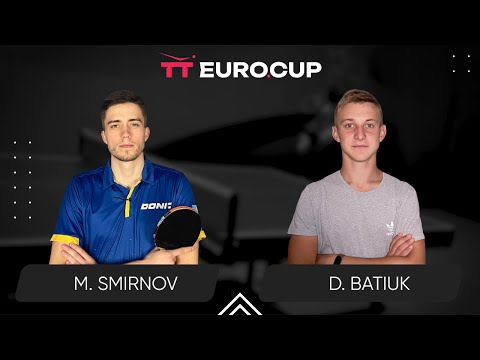 13:40 Mykyta Smirnov - Dmytro Batiuk 20.10.2023 TT Euro.Cup Ukraine  Master. TABLE 3