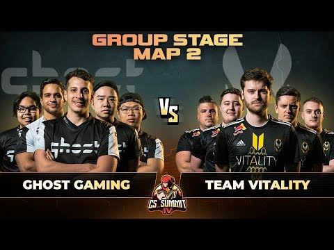 Ghost vs Vitality, Map 2 Overpass - cs_summit 4: Group Stage - Ghost Gaming vs Team Vitality G2