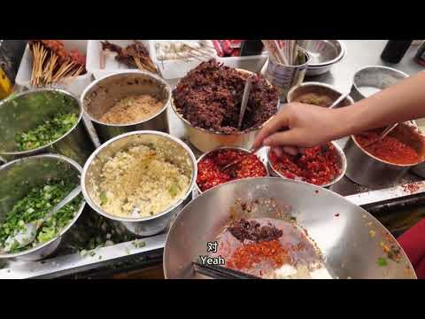 EXTREME Chinese Street Food Tour DEEP in Sichuan, China   BEST Street Food in Szechuan, China 6