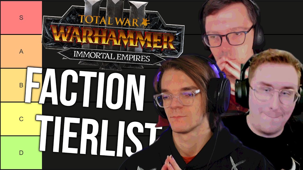 Warhammer 3 Legendary Lord Campaign Tierlist | Old Grumblers Podcaster Ep23