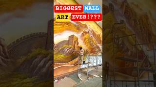BIGGEST MURAL EVER 🤯🔥  #shorts