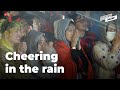 Korea-Ghana, Red Devils cheer in the rain