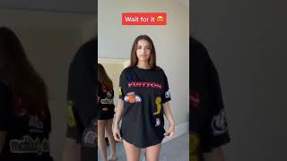 Super hot girl showing big tits  #shorts #hot