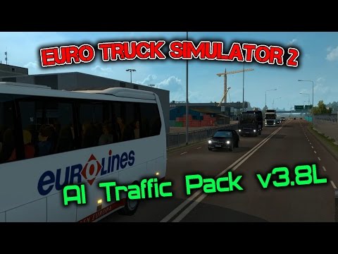 Euro Truck Simulator 2 обзор мода ( AI Traffic Pack v3.8 )