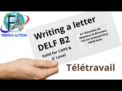 Letter DELF B2 with Jenny at your fingertips