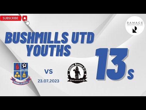 Bushmills United 2013 Youths Vs Antrim Rovers 2013 23.07.2023
