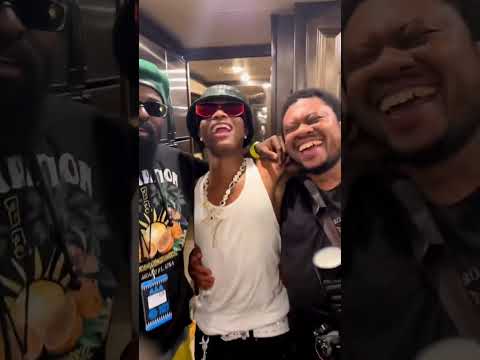 Wizkid with the Afronation team