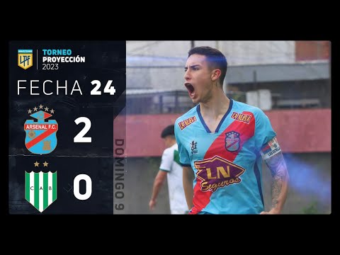 #TorneoProyección 2023 | Fecha 24 | resumen de Arsenal y Banfield