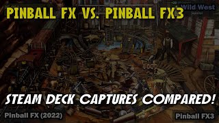 Steam Deck: Pinball FX vs Pinball FX3 - Five Tables (No Commentary)