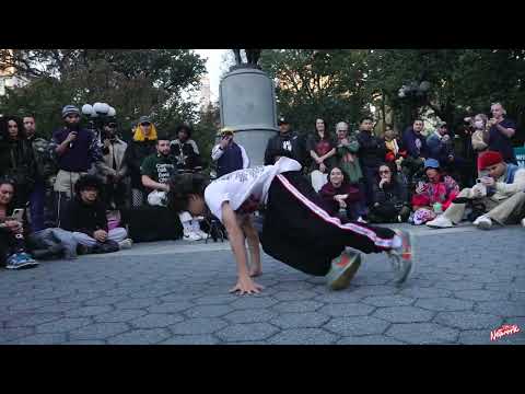 Gravedad Vs Pharez- 3rd Round -Concrete Throw Down-Road To BC One- Union Square - BNC