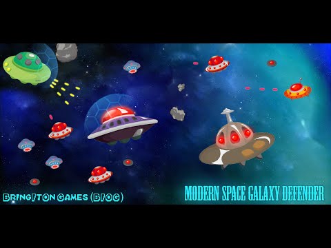 Modern Space Galaxy Defender Video