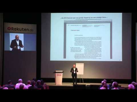 Rakuten EXPO 2014 Dr  Veit Etzold   Story Part IV