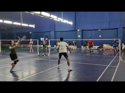 Badminton MuhibbahTeam Mixed Double Social Sparring - Azmir / Eve Vs Iwan / Nurul