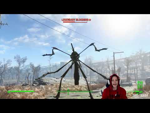 Fallout 4 Twitch stream replay! On Kellogg's trail... SURVIVAL MODE!