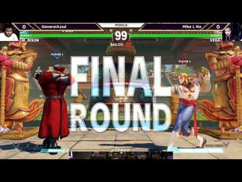 WNF 2017 SFV - GeneralAzad (M. Bison) vs Mike L Na (Vega)