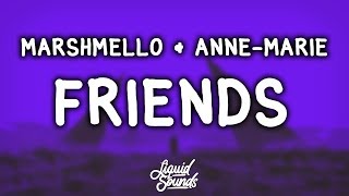 Marshmello, Anne-Marie - Friends Lyrics (Acoustic)