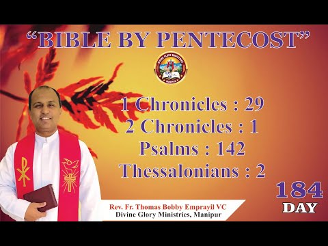 "Bible by Pentecost" Day - 184