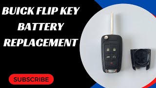 Buick Flip Key Battery Replacement (Cascada, Encore, Envision, LaCrosse, Regal, Verano & More)