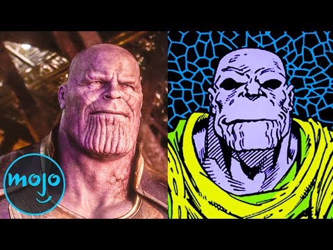 TOP 10 Unterschiede zwischen dem "INFINITY WAR"-Film und den Comics