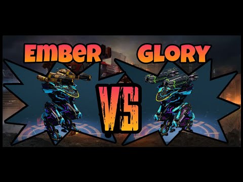 Test Server Versus 26-28-02-22 Ember (No nerf) Vs Glory(buff +10% daño/damage) Orochi War Robots #wr