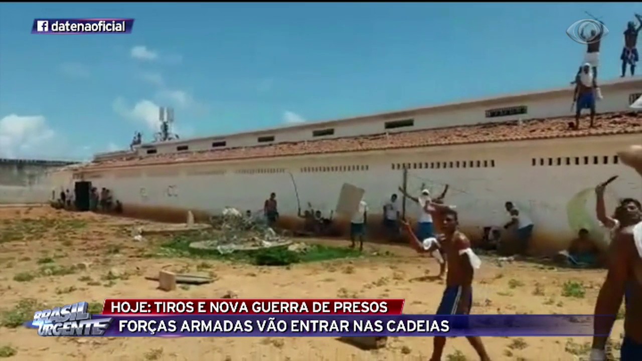Presos cavam buracos para atacar facções rivais